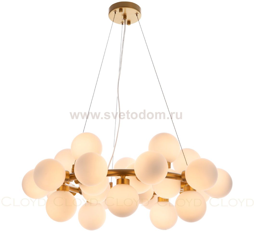 Люстра Cloyd GRANULAR C25 / D68 см - золото (арт.10529)
