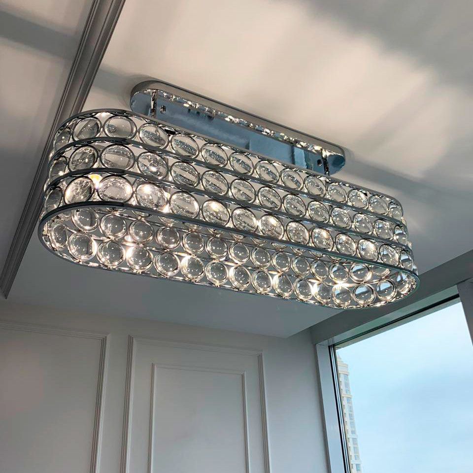 Люстра Cloyd VALENT C6 / L100 см - хром (арт.10540)