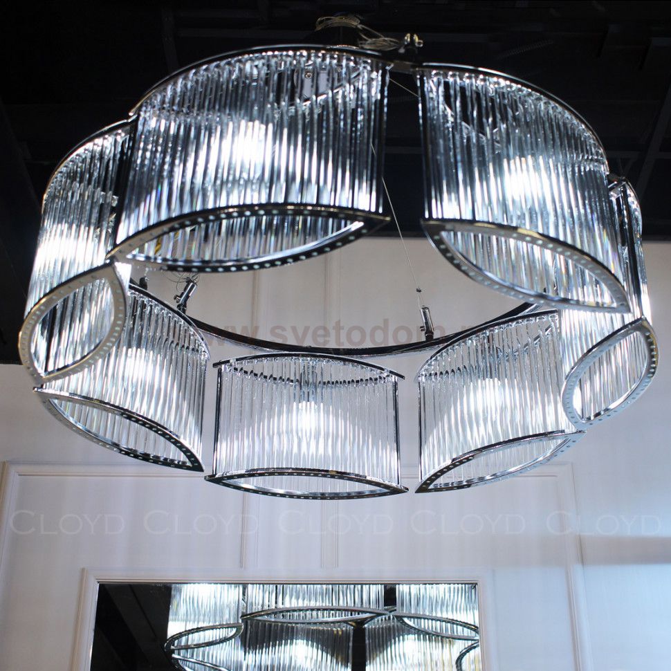 Люстра Cloyd BRIGANTINE C7 / D78 см - хром (арт.10552)