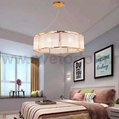 Люстра Cloyd BRIGANTINE C7 / D78 см - золото (арт.10569)