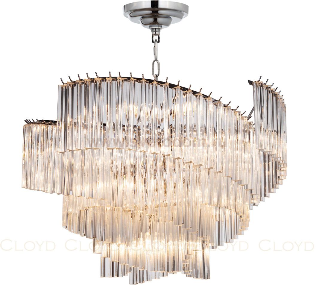 Люстра Cloyd EVOLUTE C18 / D80 см - хром (арт.10572)