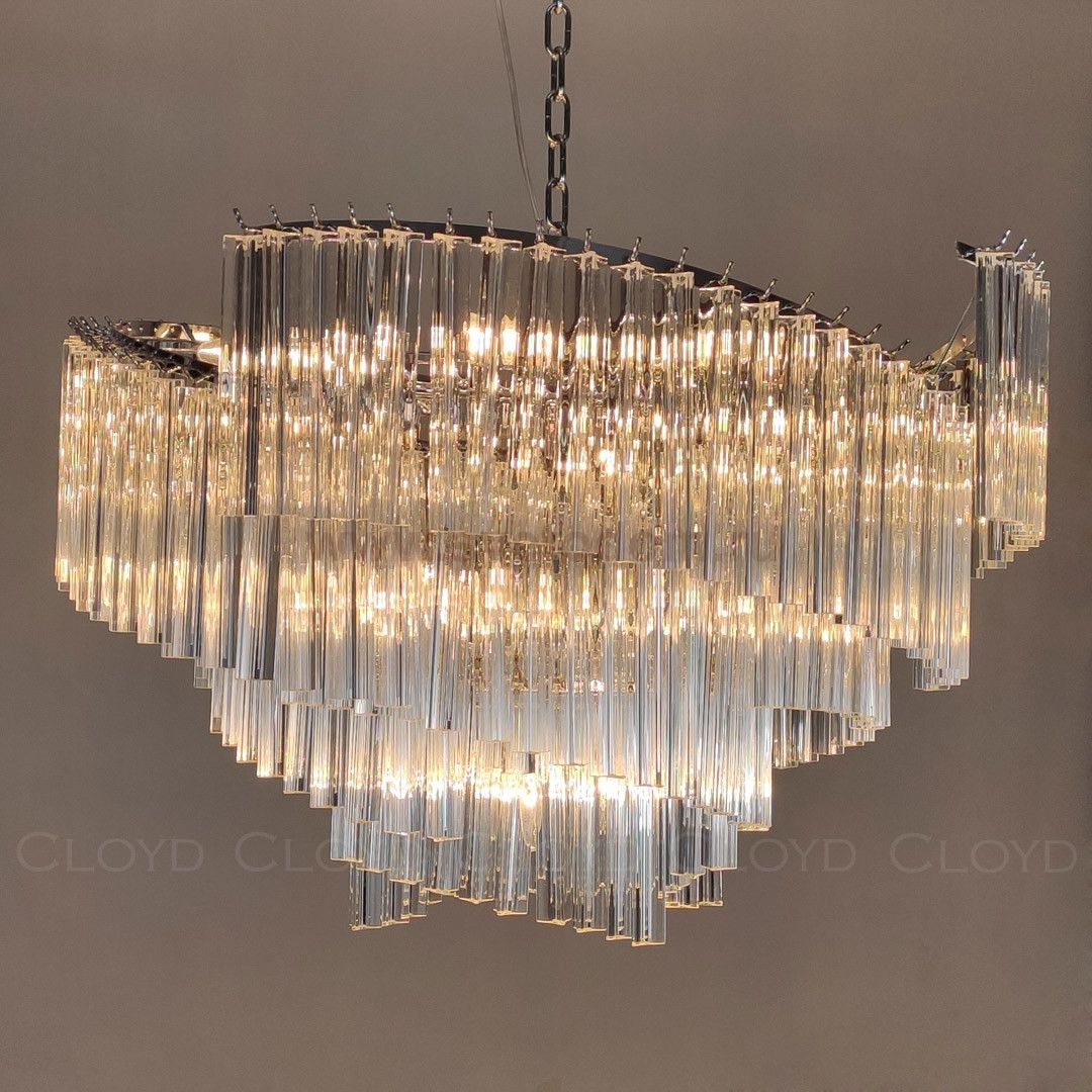 Люстра Cloyd EVOLUTE C18 / D80 см - хром (арт.10572)