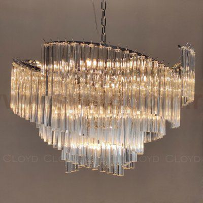Люстра Cloyd EVOLUTE C18 / D80 см - хром (арт.10572)