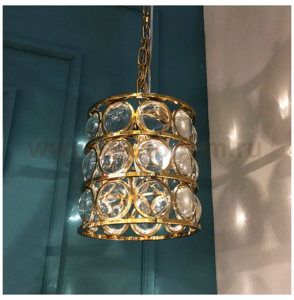 Подвесной светильник Cloyd VALENT P1 / D22 см - золото (арт.10579)