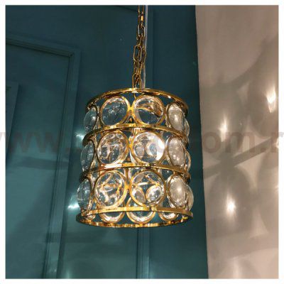 Подвесной светильник Cloyd VALENT P1 / D22 см - золото (арт.10579)