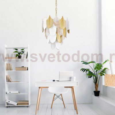 Люстра Cloyd BONGA-A C19 / D62 см - золото (арт.10584)