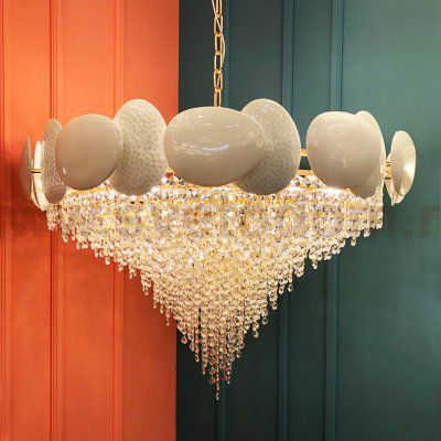 Люстра Cloyd ENYO C18 / D76 см - латунь (арт.10586)