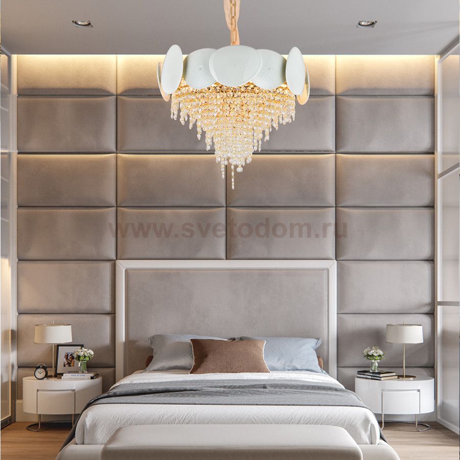 Люстра Cloyd ENYO C18 / D76 см - латунь (арт.10586)