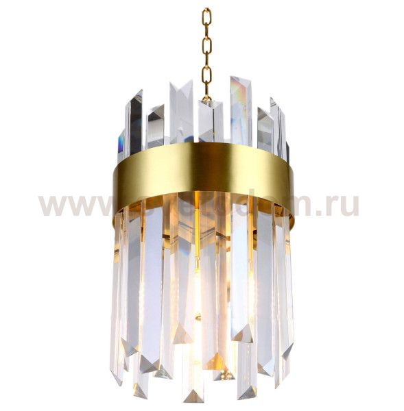 Подвесной светильник Cloyd CONSORT-A P1 / D21 см - латунь (арт.10596)