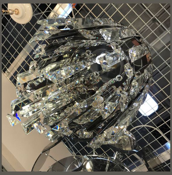 Подвесной светильник Cloyd ALCATRAZ-A P3 / D23 см - хром (арт.10601)