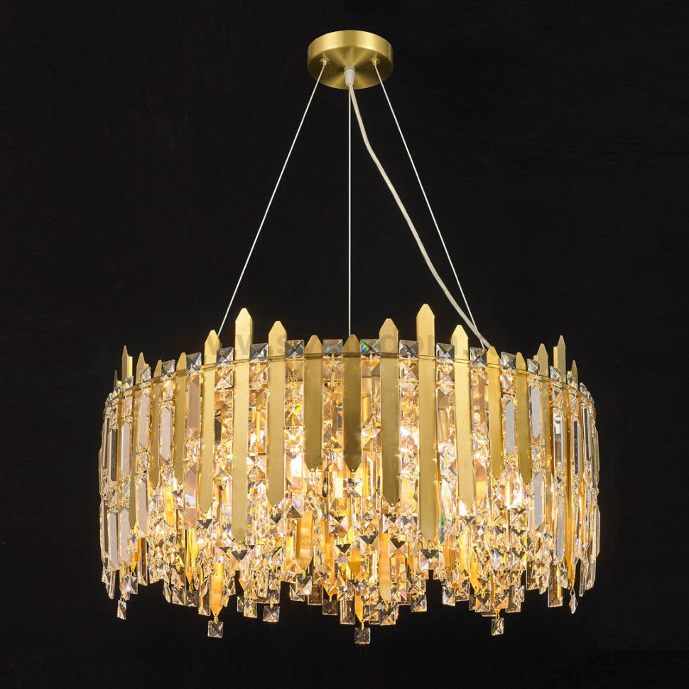 Люстра Cloyd ALCATRAZ-A C12 / D64 см - латунь (арт.10603)