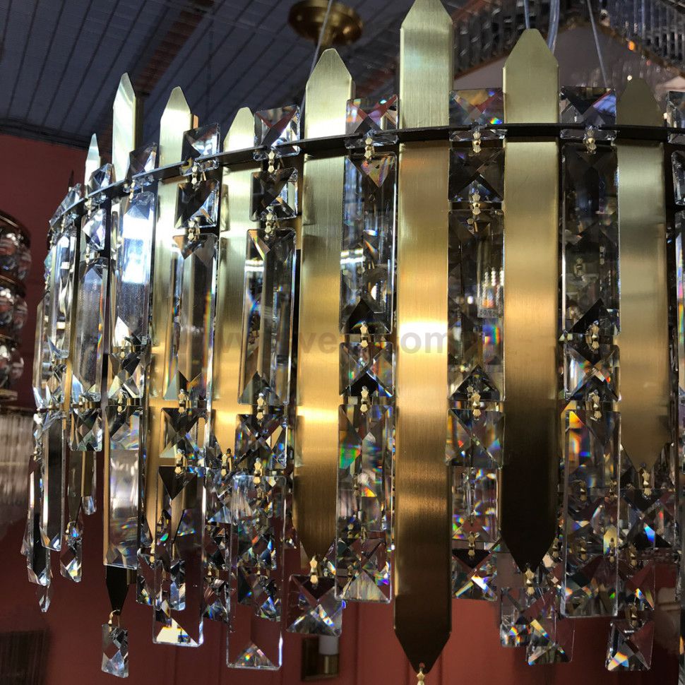 Люстра Cloyd ALCATRAZ-A C12 / D64 см - латунь (арт.10603)