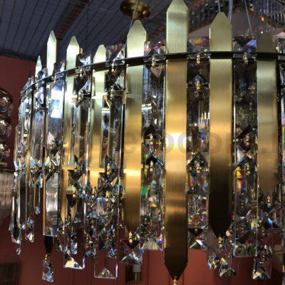 Люстра Cloyd ALCATRAZ-A C12 / D64 см - латунь (арт.10603)