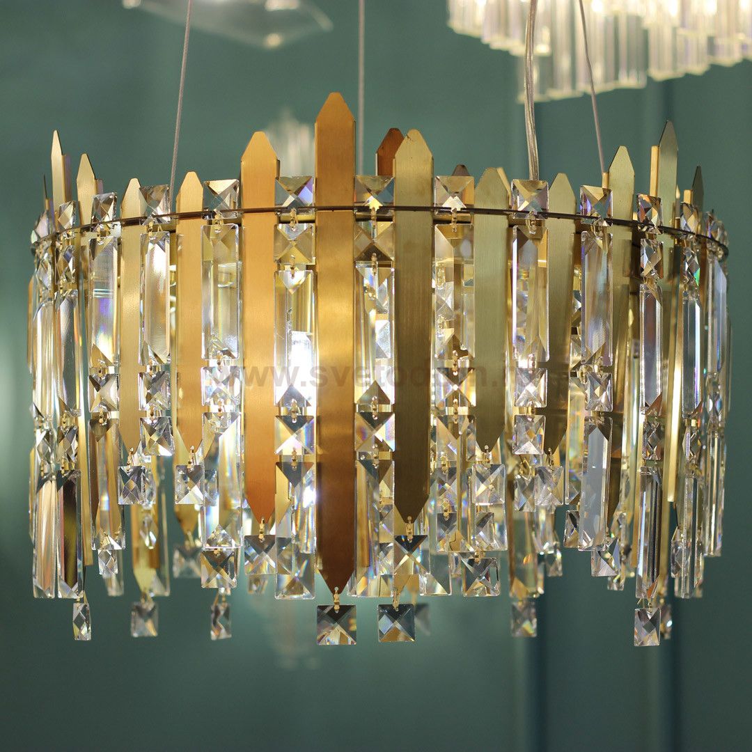 Люстра Cloyd ALCATRAZ-A C6 / D44 см - латунь (арт.10607)