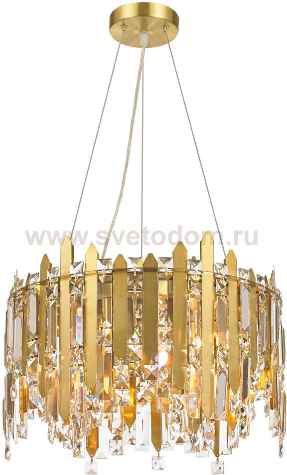 Люстра Cloyd ALCATRAZ-A C6 / D44 см - латунь (арт.10607)