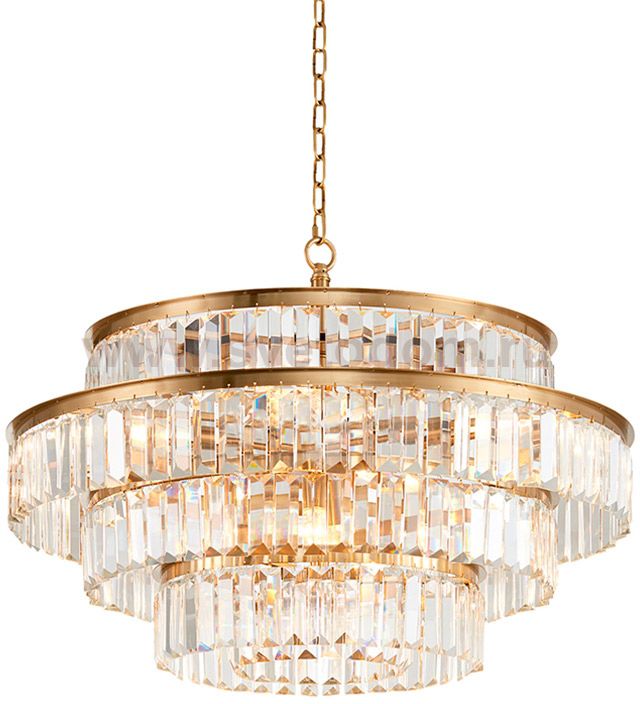 Люстра Cloyd ORDINAL-E C13 / D85 см - латунь (арт.10613)