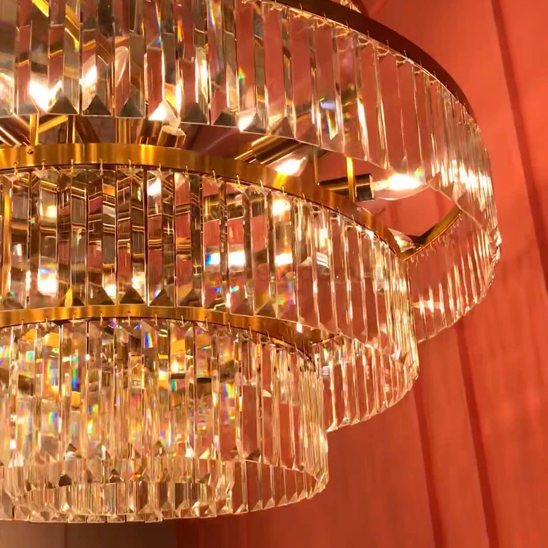 Люстра Cloyd ORDINAL-E C13 / D85 см - латунь (арт.10613)