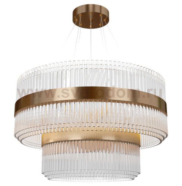 Люстра Cloyd CADANCE-A C2 / D80 см - латунь брашир. (арт.10614)