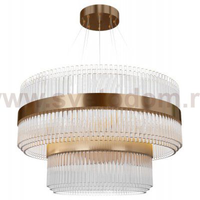 Люстра Cloyd CADANCE-A C2 / D80 см - латунь брашир. (арт.10614)