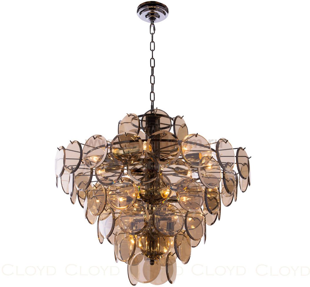 Люстра Cloyd LINZE C18 / D80 см - хром (арт.10618)