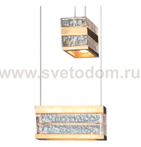 Подвесной светильник Cloyd PRIZM P2 / выс. 11 см - латунь (арт.10631)