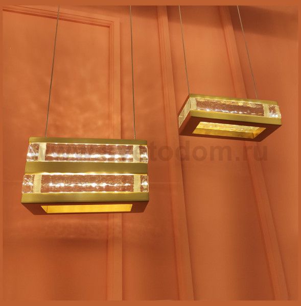 Подвесной светильник Cloyd PRIZM P2 / выс. 11 см - латунь (арт.10631)