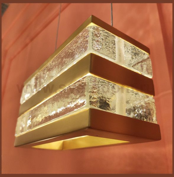 Подвесной светильник Cloyd PRIZM P2 / выс. 11 см - латунь (арт.10631)