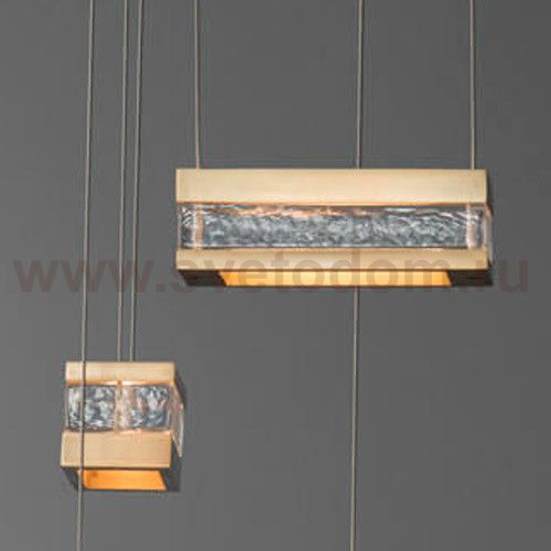 Подвесной светильник Cloyd PRIZM P1 / выс. 8 см - латунь (арт.10632)