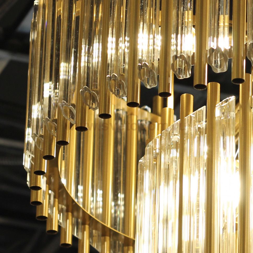 Люстра Cloyd BOULEVAR C8 / D60 см - латунь брашир. (арт.10638)