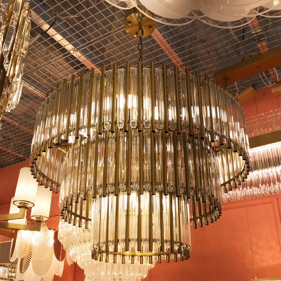 Люстра Cloyd BOULEVAR C16 / D80 см - латунь брашир. (арт.10639)