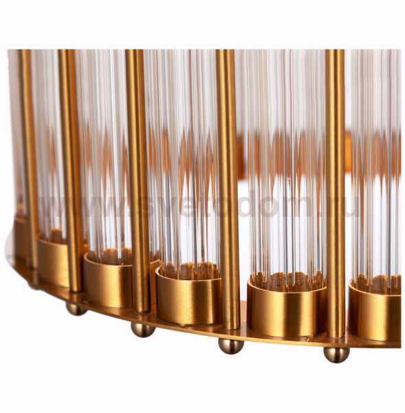 Подвесной светильник Cloyd RODERIC P3 / D29 см - латунь брашир. (арт.10640)