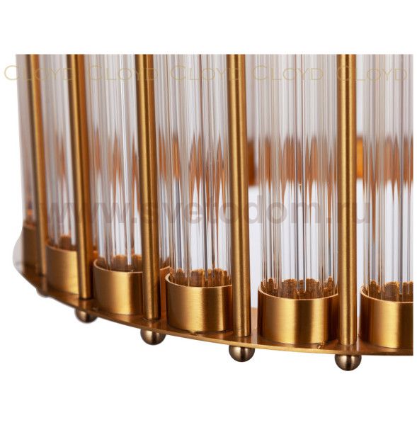 Подвесной светильник Cloyd RODERIC P3 / D29 см - латунь брашир. (арт.10640)