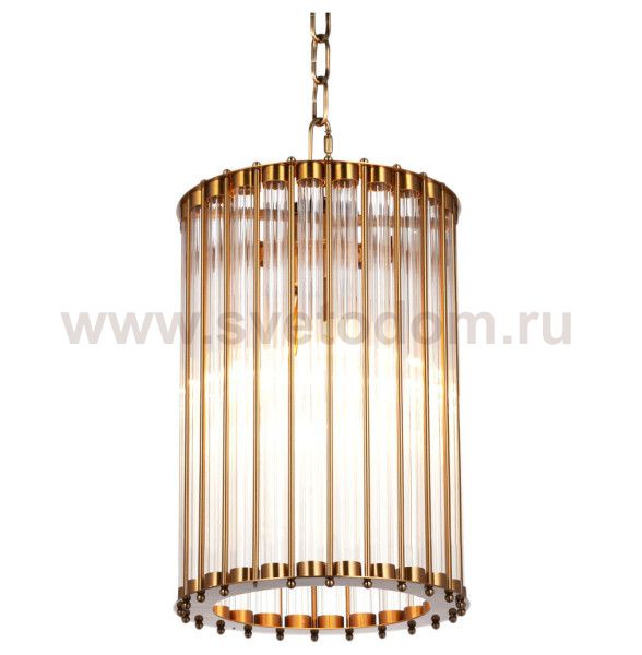 Подвесной светильник Cloyd RODERIC P3 / D29 см - латунь брашир. (арт.10640)