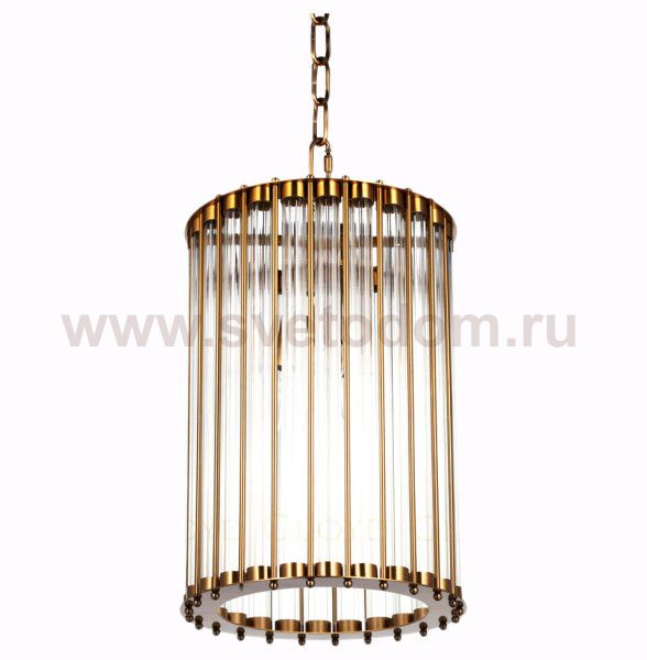 Подвесной светильник Cloyd RODERIC P3 / D29 см - латунь брашир. (арт.10640)