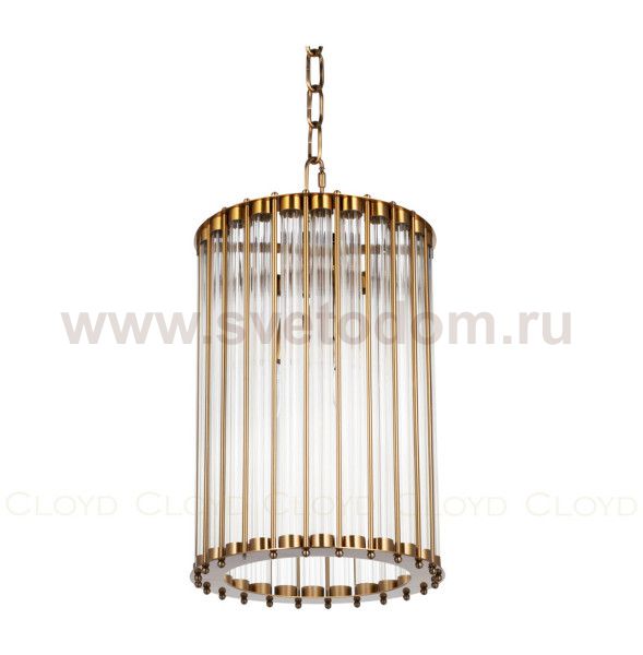 Подвесной светильник Cloyd RODERIC P3 / D29 см - латунь брашир. (арт.10640)