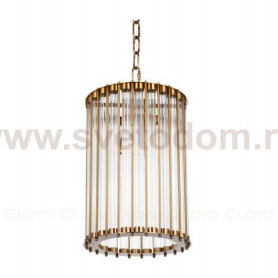 Подвесной светильник Cloyd RODERIC P3 / D29 см - латунь брашир. (арт.10640)