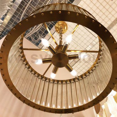 Люстра Cloyd RODERIC C6 / D61 см - латунь брашир. (арт.10641)