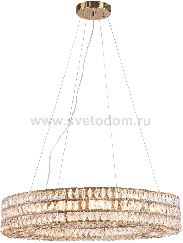 Люстра Cloyd CORIOLIS C10 / D80 см - золото (арт.10643)