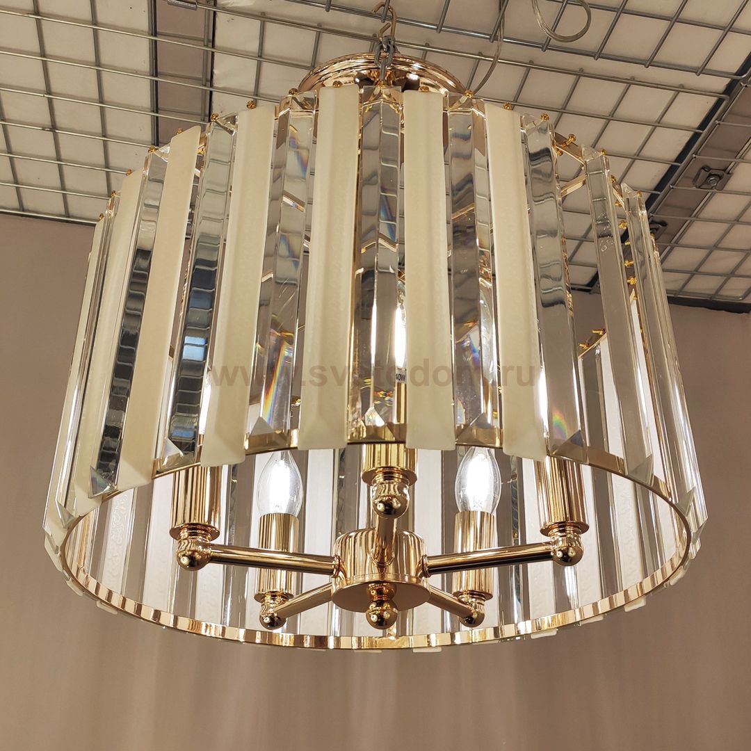 Люстра Cloyd ELECTA C5 / D40 см - золото (арт.10652)