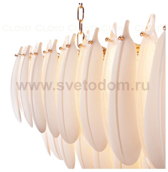 Люстра Cloyd BAHAMA-A C14 / L110 см - бел.керамика (арт.10655)