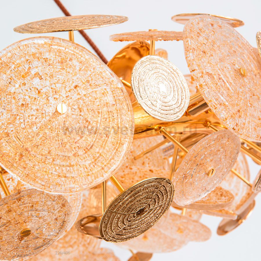 Люстра Cloyd SOLAR C11 / D59 см - золото (арт.10659)