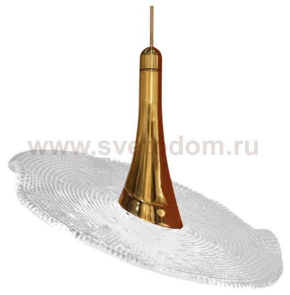 Подвесной светильник Cloyd GRAMMY P1 / D31 см - золото (арт.10664)