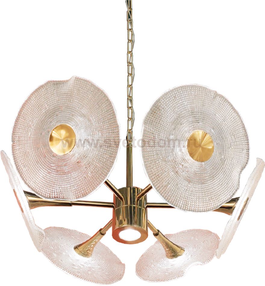 Люстра Cloyd GRAMMY C7 / D65 см - золото (арт.10667)