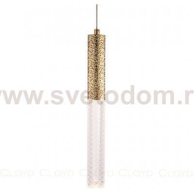 Подвесной светильник Cloyd FAGOTT P1 / выс. 38 см - золото (арт.10669)
