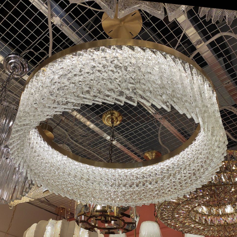 Люстра Cloyd PERGAM-A C1 / D65 см - латунь (арт.10684)