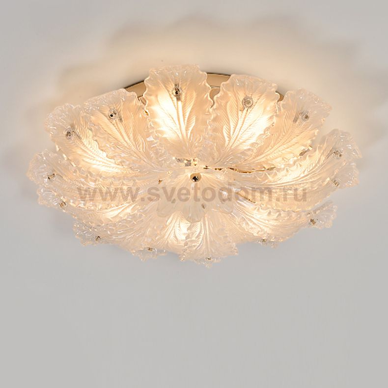 Потолочный светильник Cloyd HERBARY FM8 / D60 см - стекло satin (арт.10691)