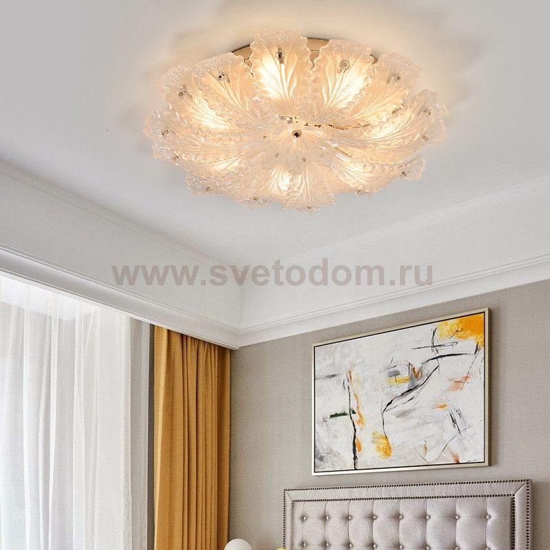 Потолочный светильник Cloyd HERBARY FM8 / D60 см - стекло satin (арт.10691)