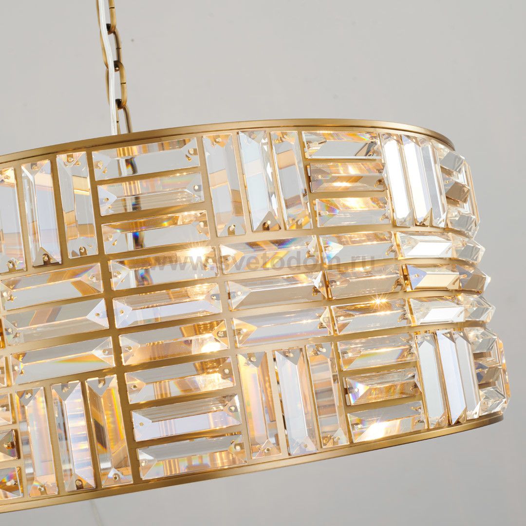 Люстра Cloyd MOVILLE C6 / D65 см - латунь (арт.10695)