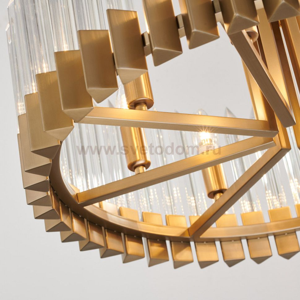 Люстра Cloyd KONUNG C8 / D65 см - латунь (арт.10698)