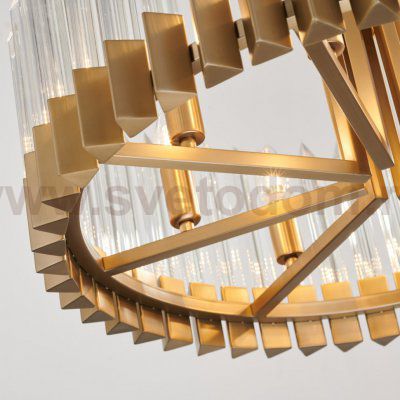 Люстра Cloyd KONUNG C8 / D65 см - латунь (арт.10698)